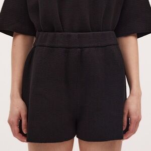 Babaa No 35 Cotton Shorts Black